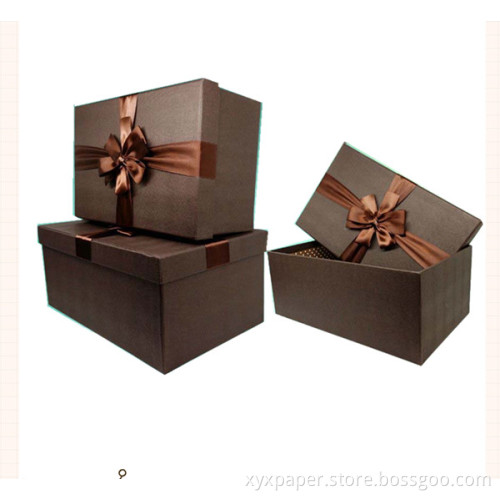 Rectangle Brown High-End Gift Paper Box
